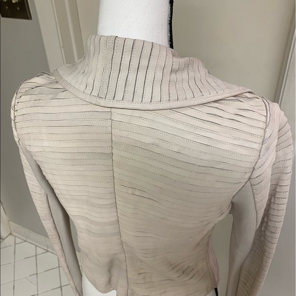 Marciano Shayna Drape Leather Jacket - Picture 10 of 11